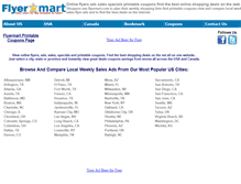 Tablet Screenshot of flyermart.com